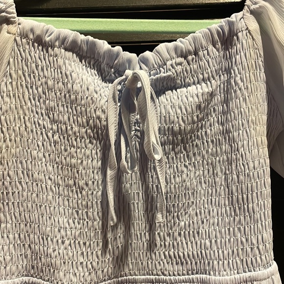 Byinns Women's Dress Smocked Sundress Puff Short Sleeve Drawstring Dress XS - Picture 4 of 7